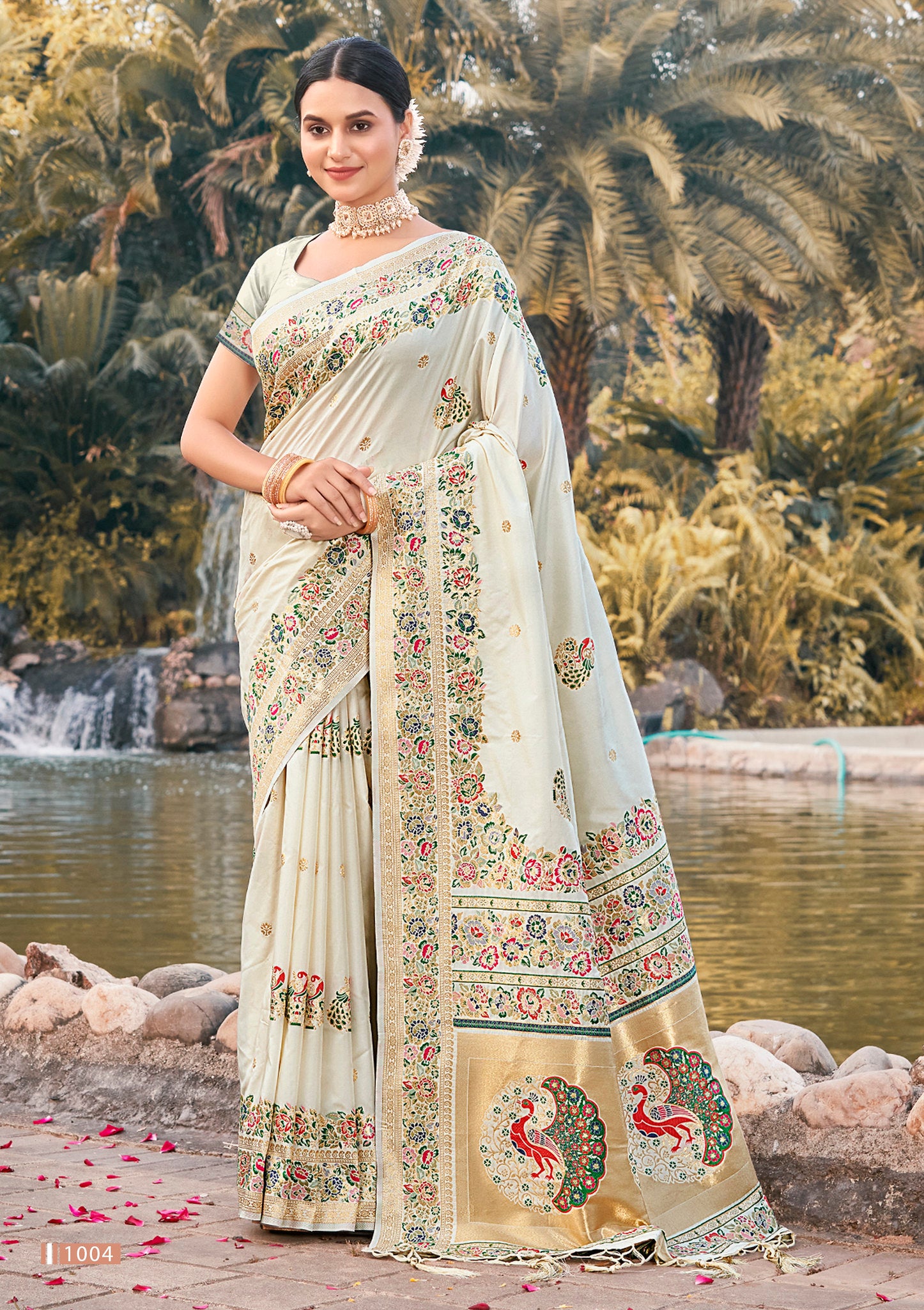 Buy Raw Silk Sarees online in USA