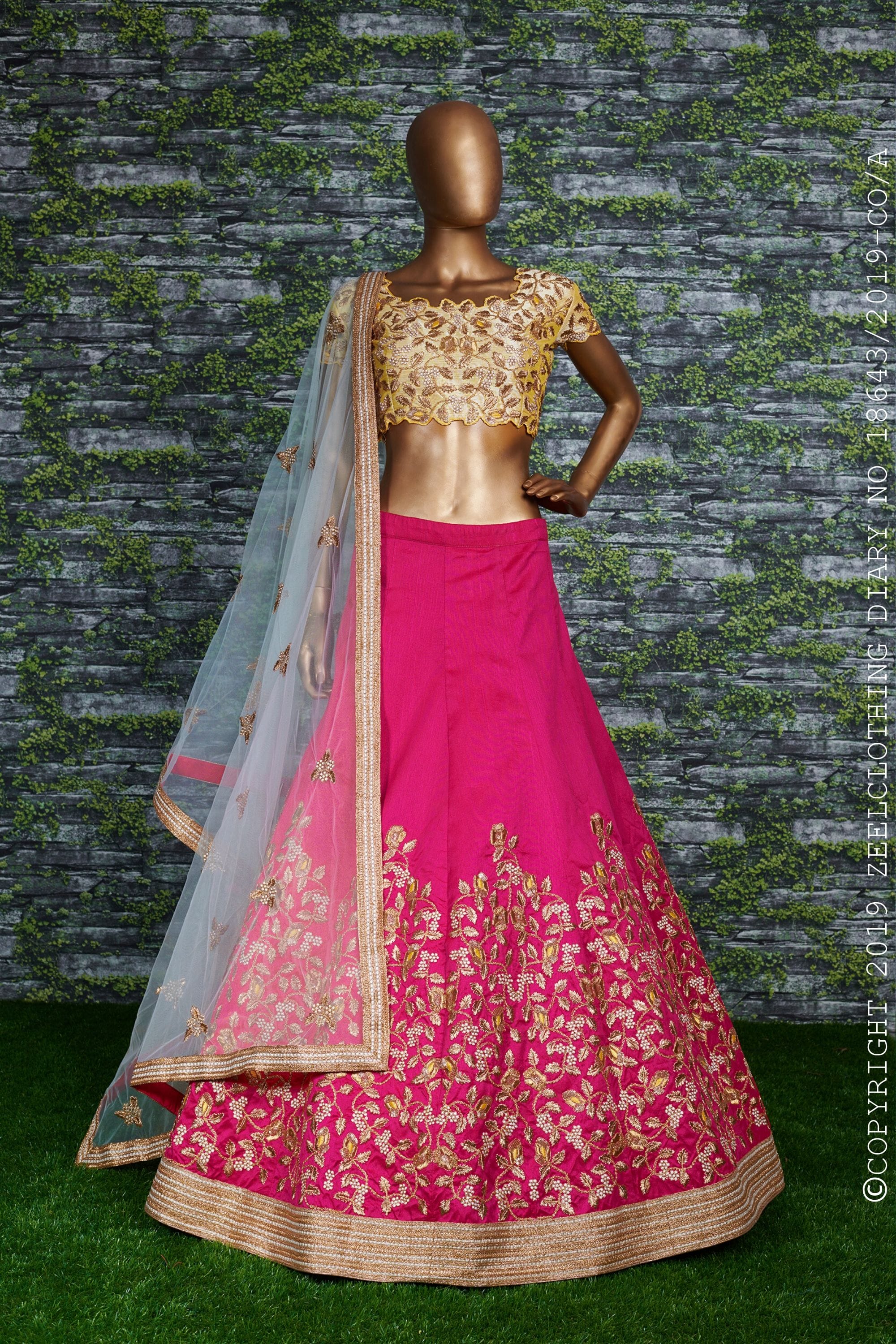 Enchanting Pink Mulberry Silk Lehenga Choli with Thread, Dori & Sequins Embroidery