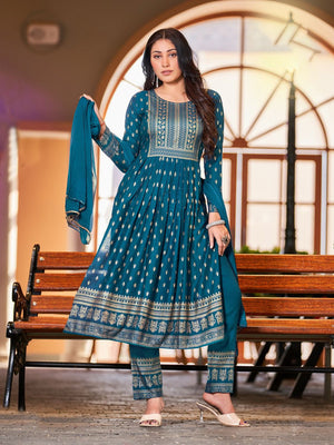 Teal Salwar Suit