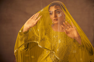 Yellow Color Sharara Salwar Suit