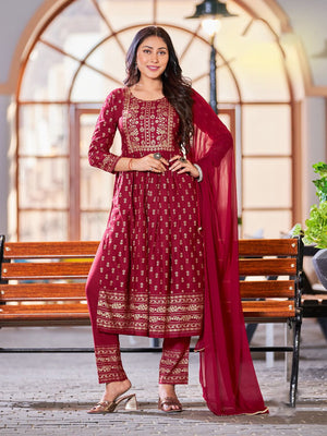 Red Salwar Suit