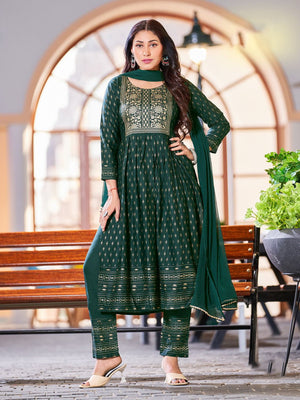 Green Salwar Suit