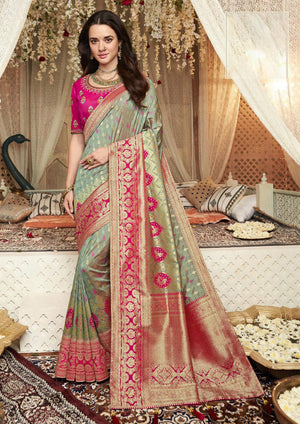 weeding wear saree