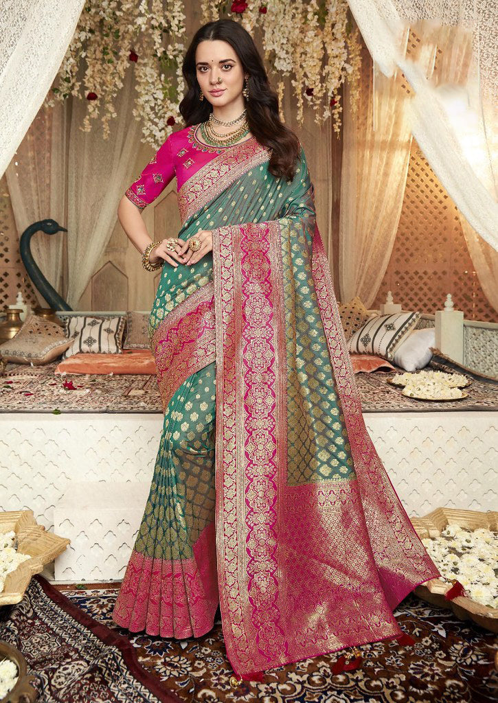 weeding wear saree