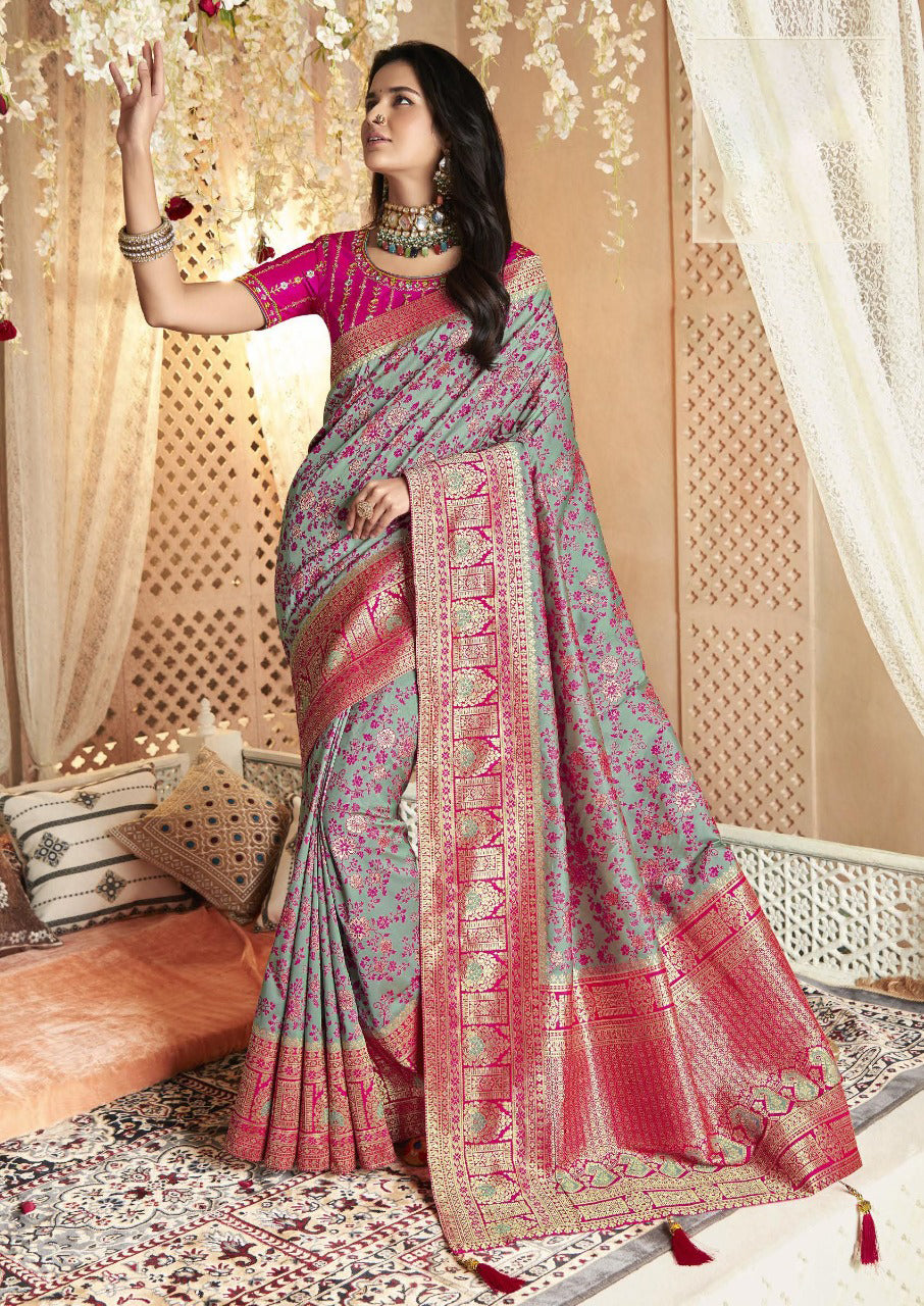 weeding wear saree