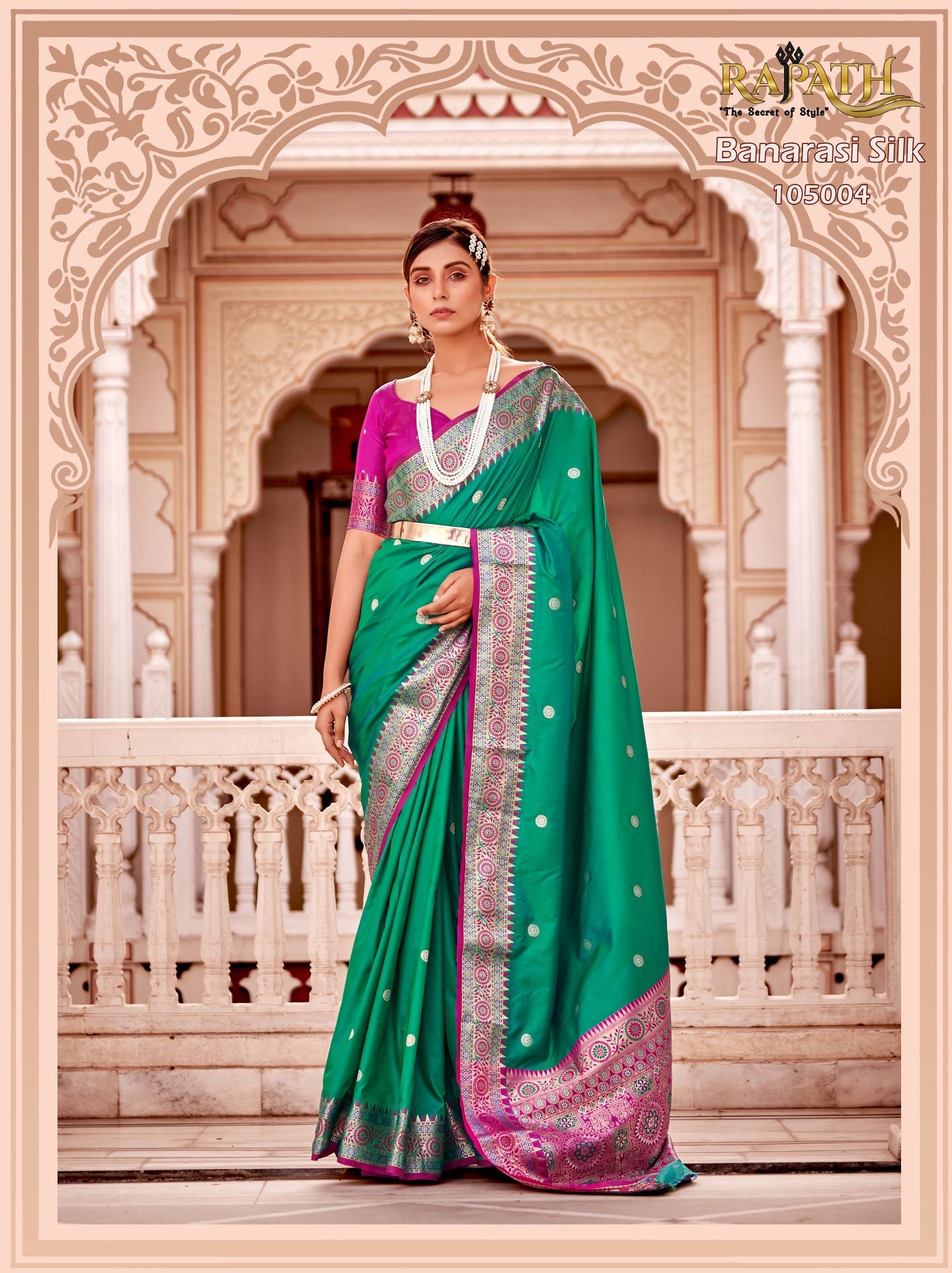 Elegant Emerald: Green Soft Silk Saree for Weddings and Parties