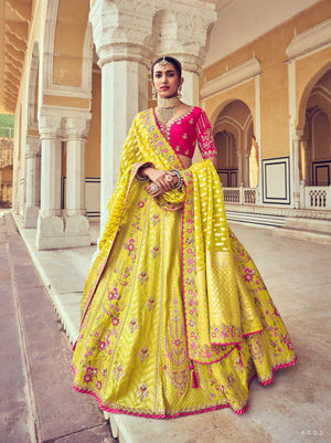 Yellow Lehenga Choli