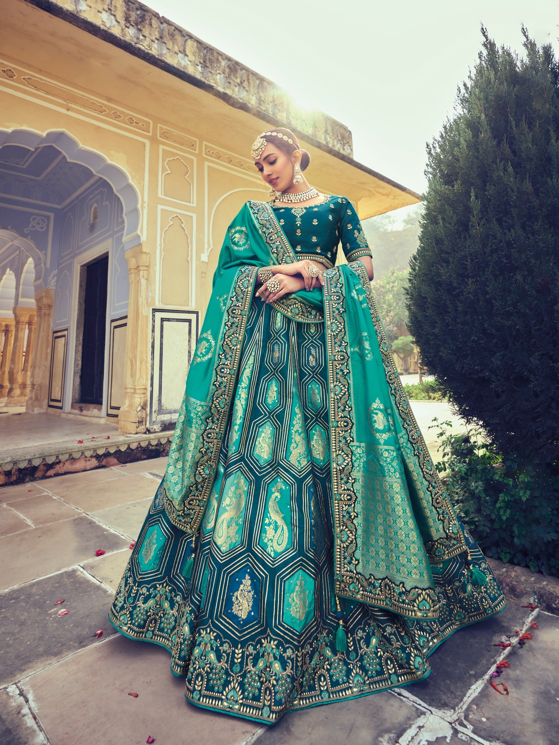 Morpich Lehenga Choli