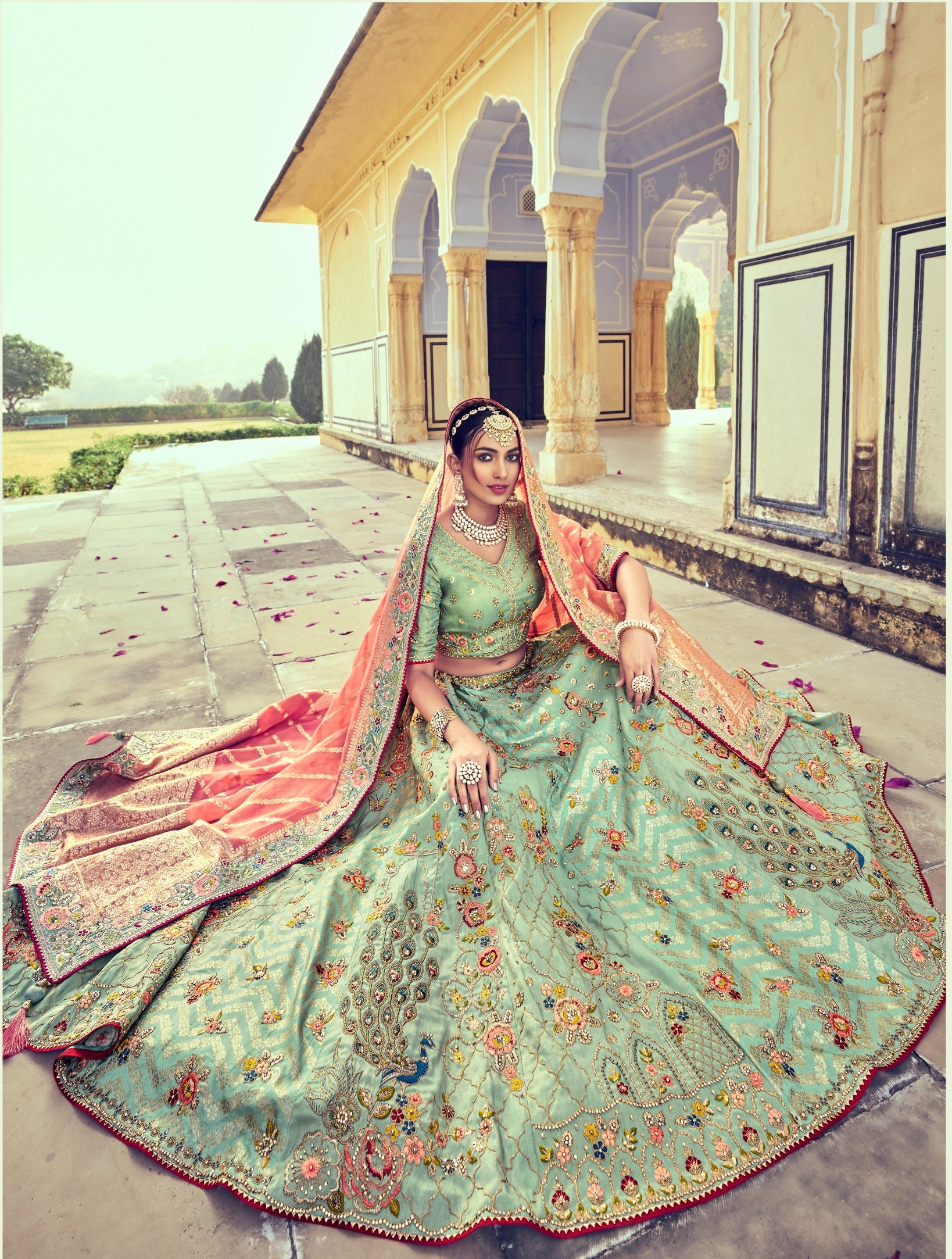 SeaGreen Lehenga Choli