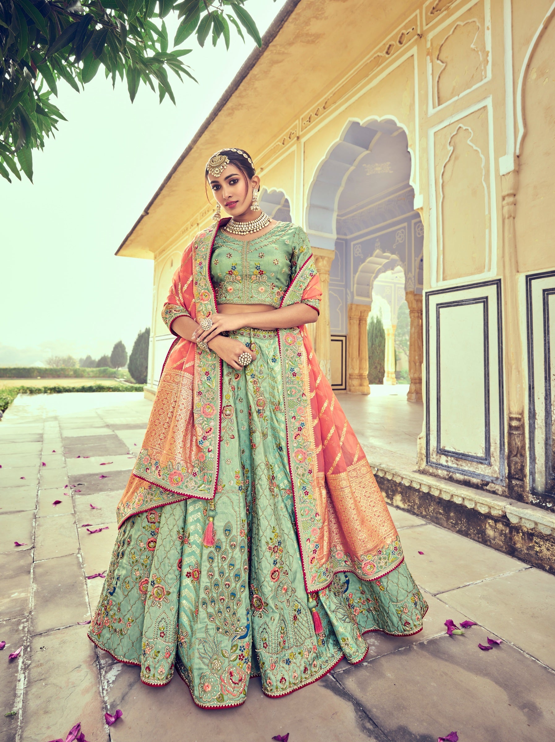 SeaGreen Lehenga Choli