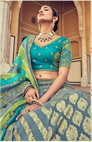 SeaGreen Lehenga Choli