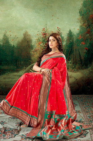 Red Color Saree