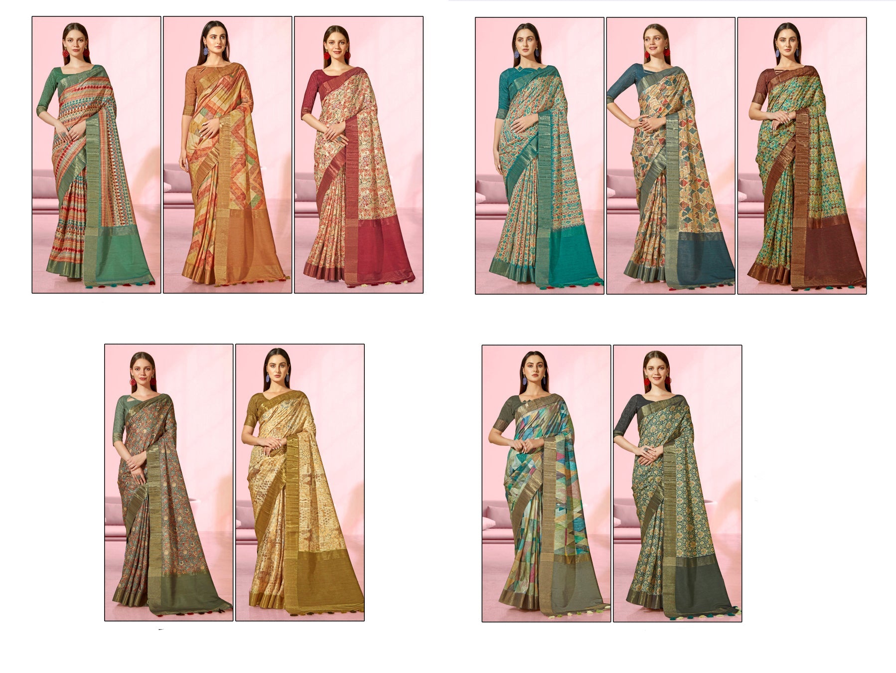 Exquisite Dark Green Saree: Digital Print, Gota Patti Chit Pallu - Perfect for Parties and Weddings