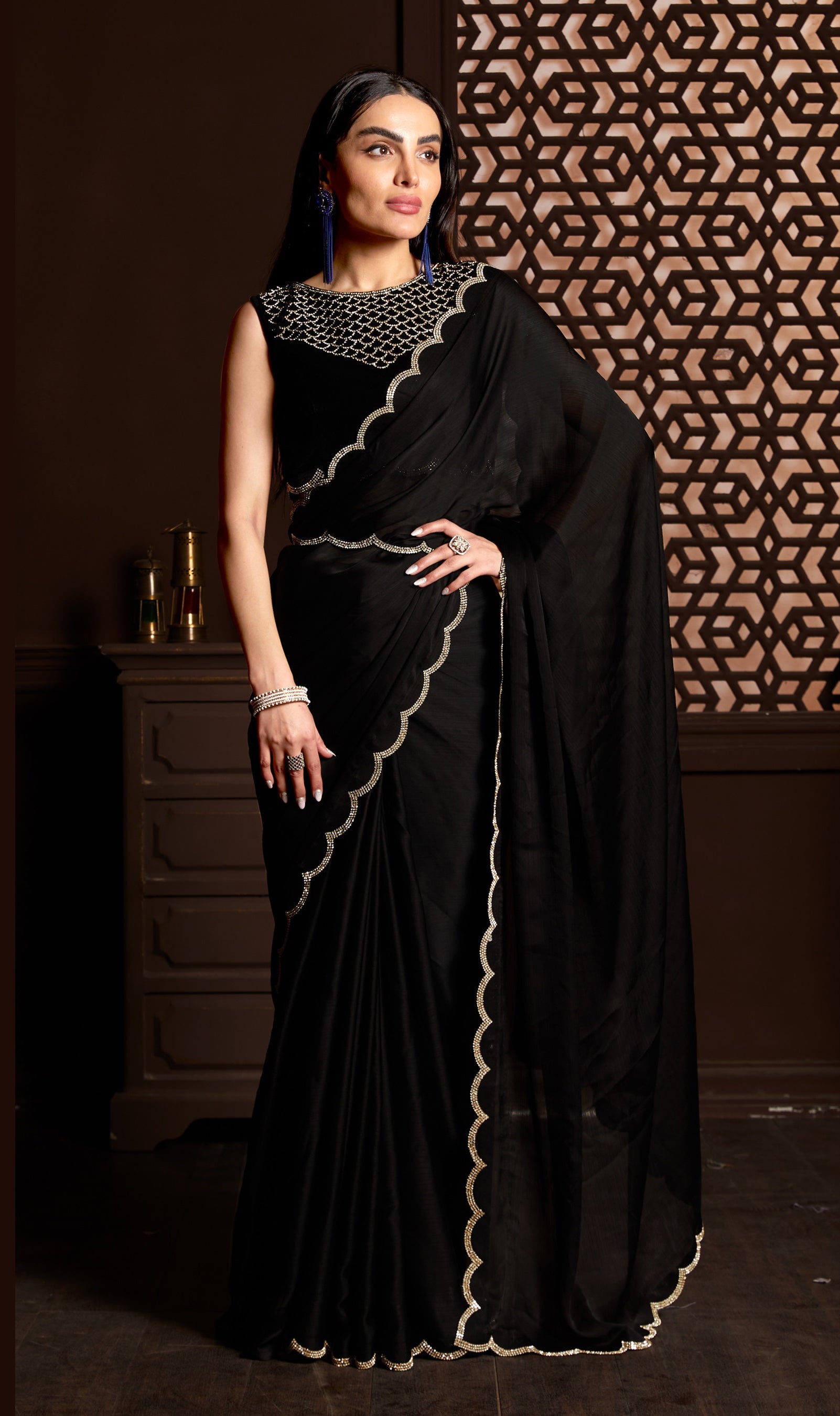 Black Saree